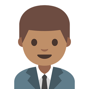 Emoji U1f468 1F3fd 200D 1F4bc