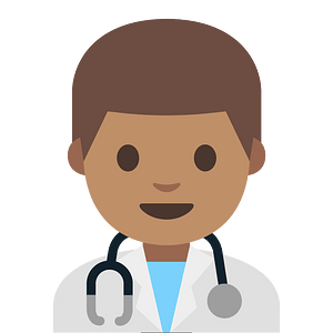 Emoji U1f468 1F3fd 200D 2695