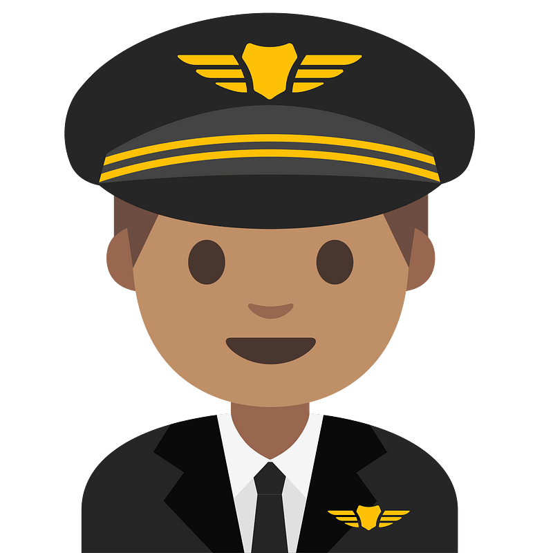 Emoji U1f468 1F3fd 200D 2708