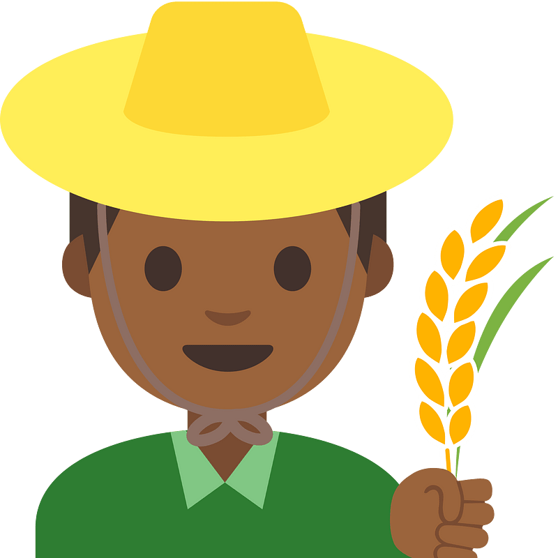 Emoji U1f468 1F3fe 200D 1F33e