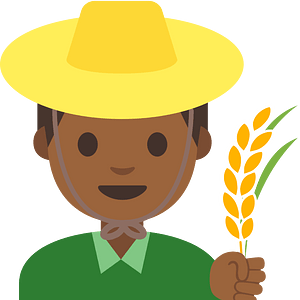 Emoji U1f468 1F3fe 200D 1F33e