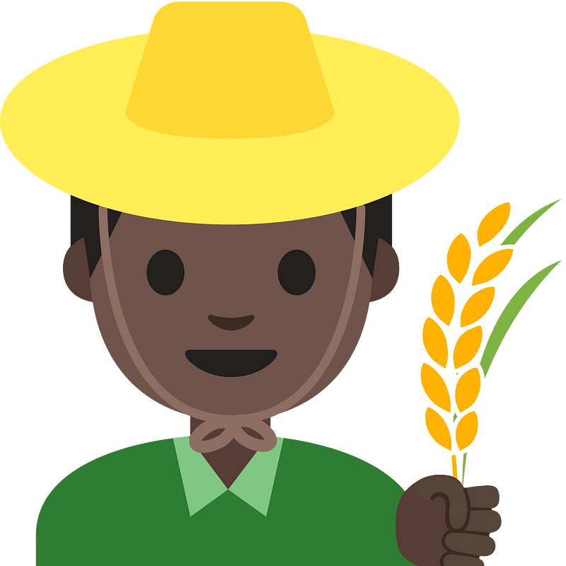 Emoji U1f468 1F3ff 200D 1F33e