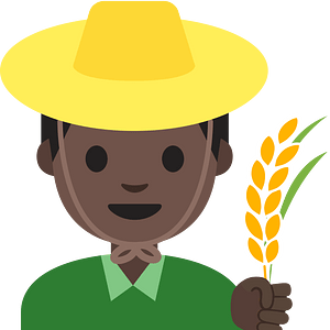 Emoji U1f468 1F3ff 200D 1F33e