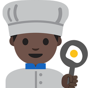 Emoji U1f468 1F3ff 200D 1F373