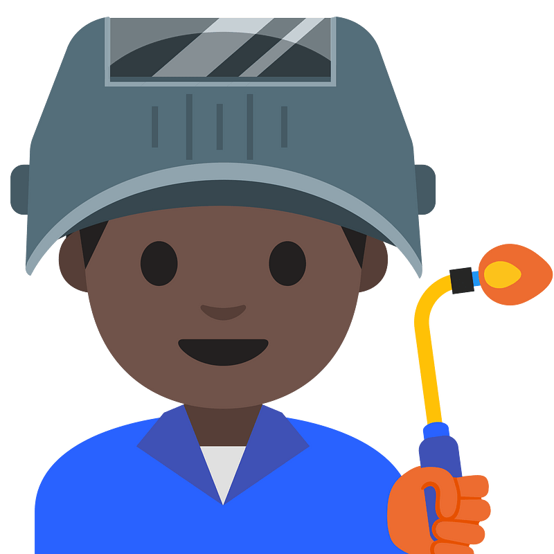 Emoji U1f468 1F3ff 200D 1F3ed