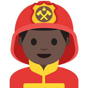 Emoji U1f468 1F3ff 200D 1F692