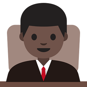 Emoji U1f468 1F3ff 200D 2696
