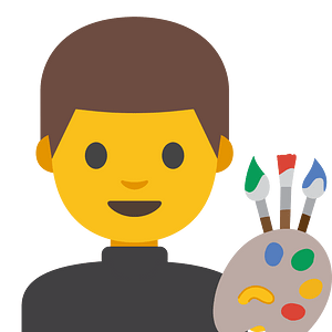 Emoji U1f468 200D 1F3a8