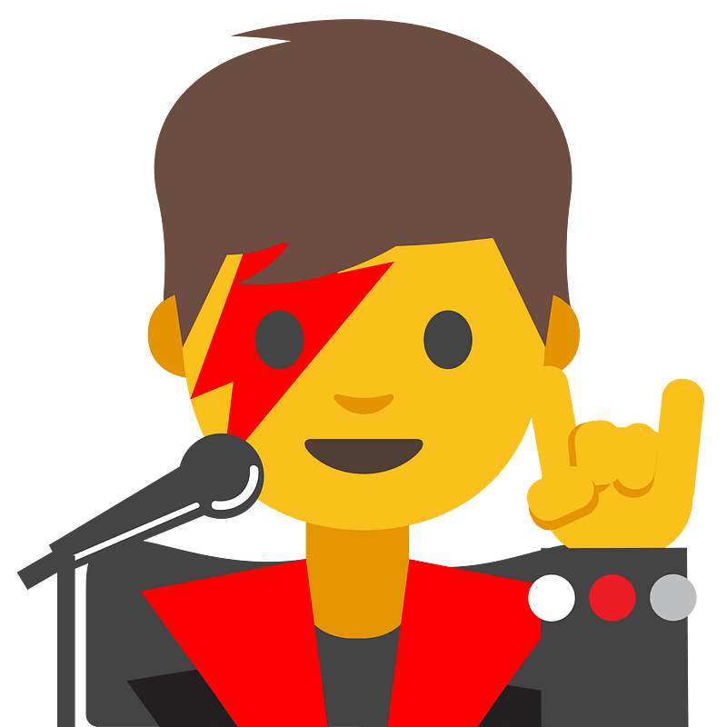 Emoji U1f468 200D 1F3a4