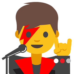 Emoji U1f468 200D 1F3a4