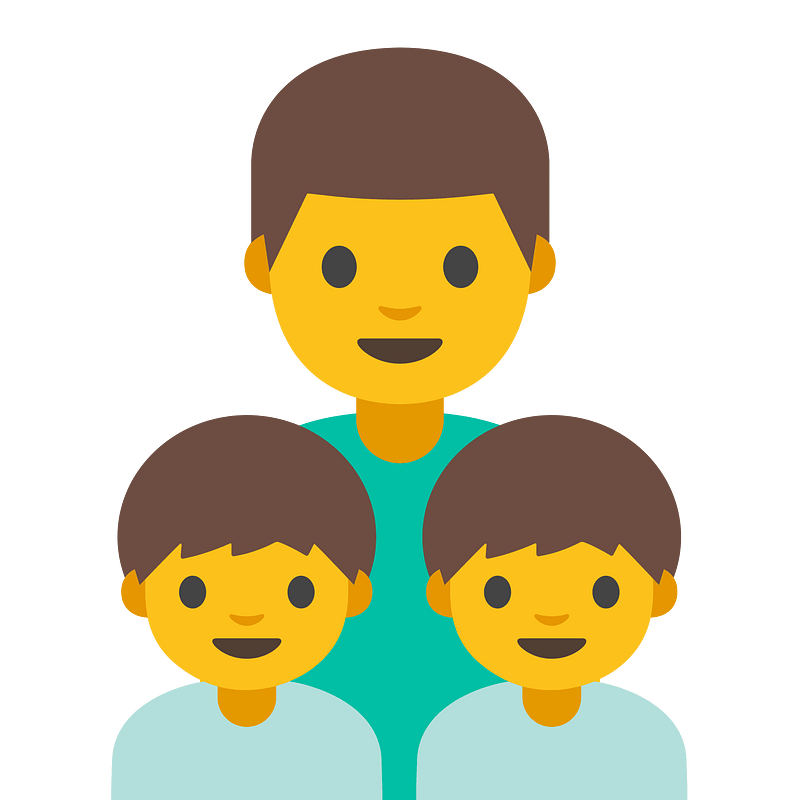 Emoji U1f468 200D 1F466 200D 1F466