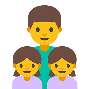 Emoji U1f468 200D 1F467 200D 1F467