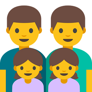 Emoji U1f468 200D 1F468 200D 1F467 200D 1F467