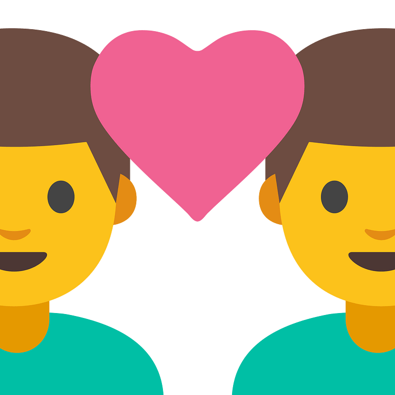 Emoji U1f468 200D 2764 200D 1F468