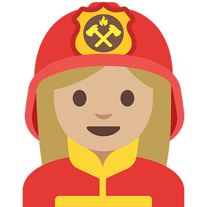Emoji U1f469 1F3fc 200D 1F692