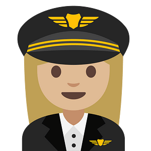 Emoji U1f469 1F3fc 200D 2708