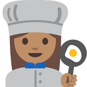 Emoji U1f469 1F3fd 200D 1F373