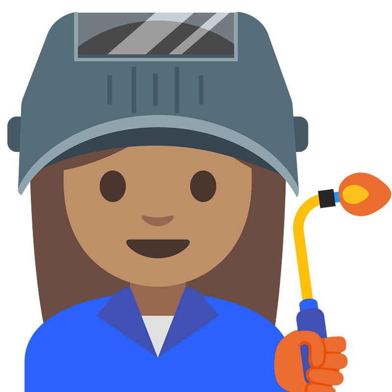 Emoji U1f469 1F3fd 200D 1F3ed