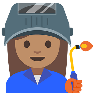 Emoji U1f469 1F3fd 200D 1F3ed