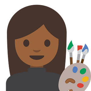 Emoji U1f469 1F3fe 200D 1F3a8