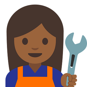 Emoji U1f469 1F3fe 200D 1F527
