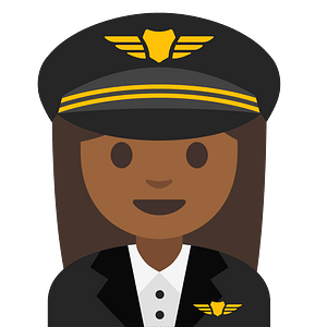 Emoji U1f469 1F3fe 200D 2708