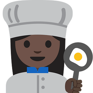 Emoji U1f469 1F3ff 200D 1F373