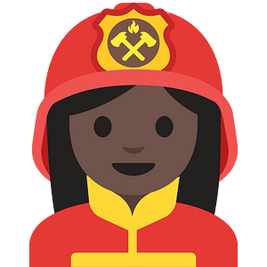 Emoji U1f469 1F3ff 200D 1F692