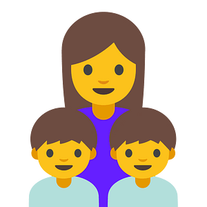 Emoji U1f469 200D 1F466 200D 1F466