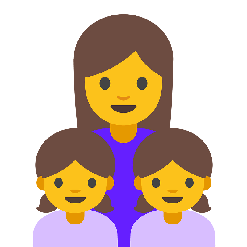 Emoji U1f469 200D 1F467 200D 1F467