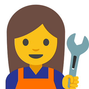 Emoji U1f469 200D 1F527
