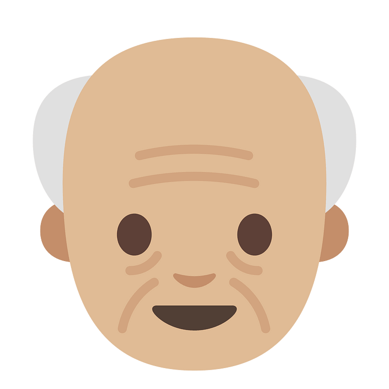 Emoji U1f474 1F3fc