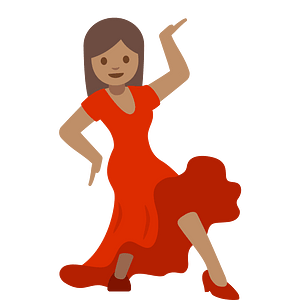 Emoji U1f483 1F3fd