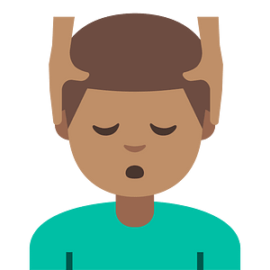 Emoji U1f486 1F3fd 200D 2642