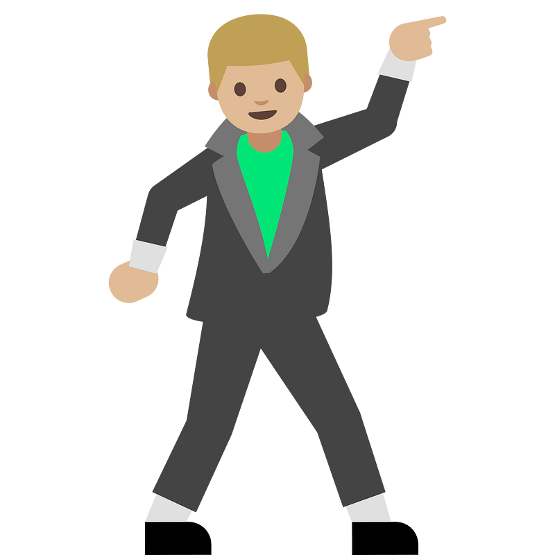 Emoji U1f57a 1F3fc