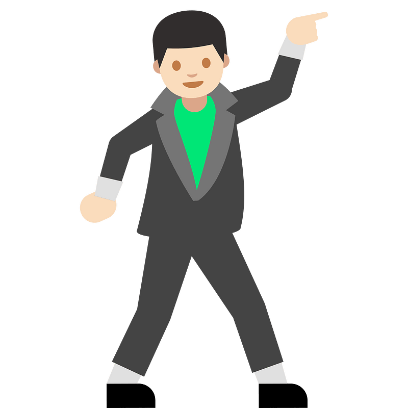 Emoji U1f57a 1F3fb