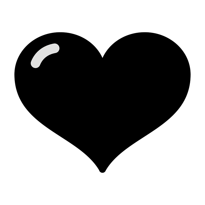 Emoji U1f5a4