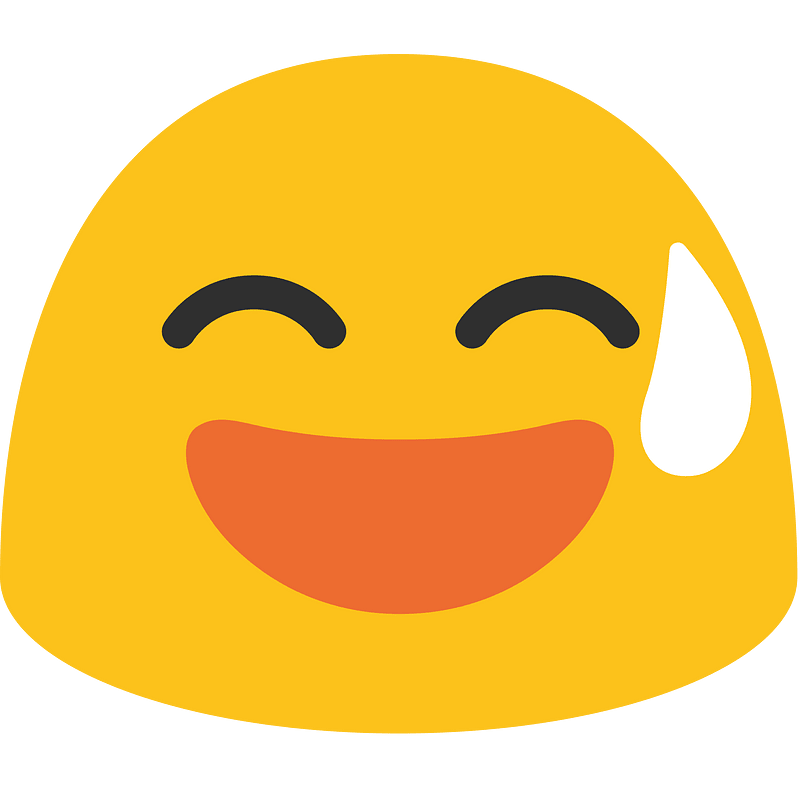 Emoji U1f605