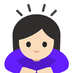 Emoji U1f647 1F3fb 200D 2640