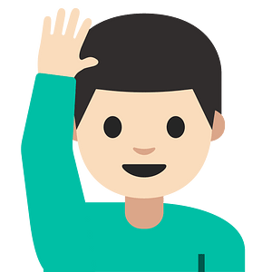Emoji U1f64b 1F3fb 200D 2642
