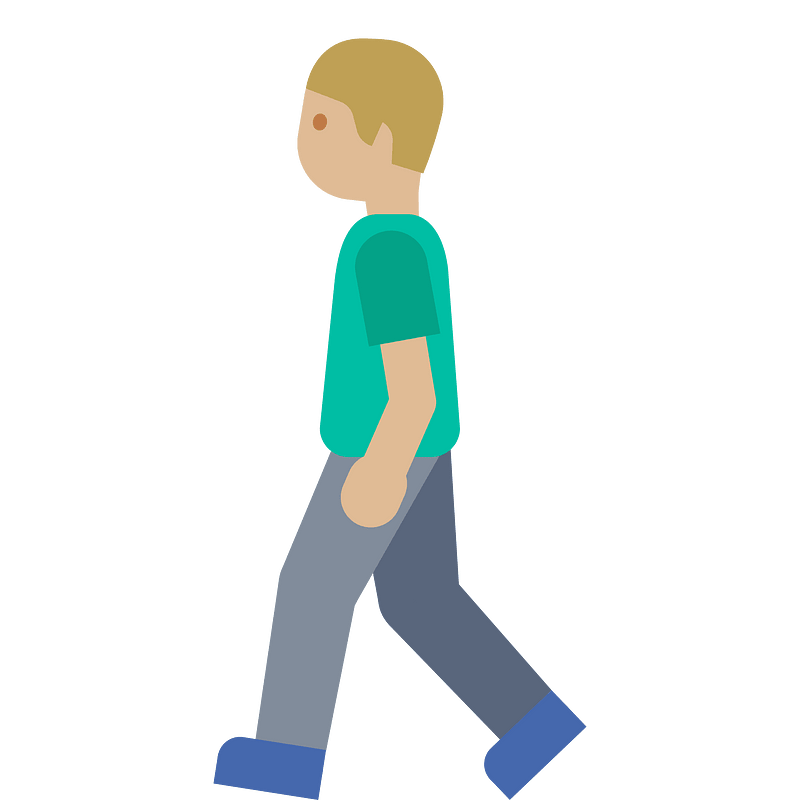 Emoji U1f6b6 1F3fc
