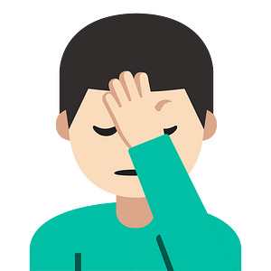 Emoji U1f926 1F3fb 200D 2642