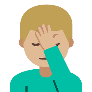 Emoji U1f926 1F3fc 200D 2642
