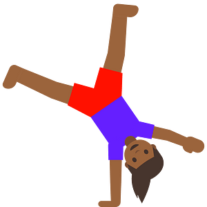 Emoji U1f938 1F3fe 200D 2640