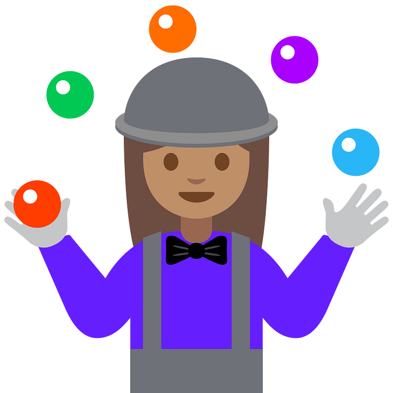Emoji U1f939 1F3fd 200D 2640