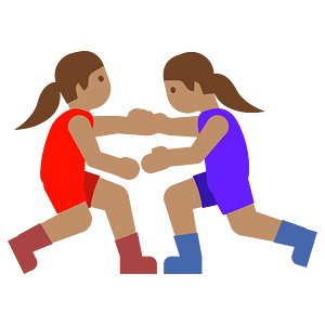 Emoji U1f93c 1F3fd 200D 2640