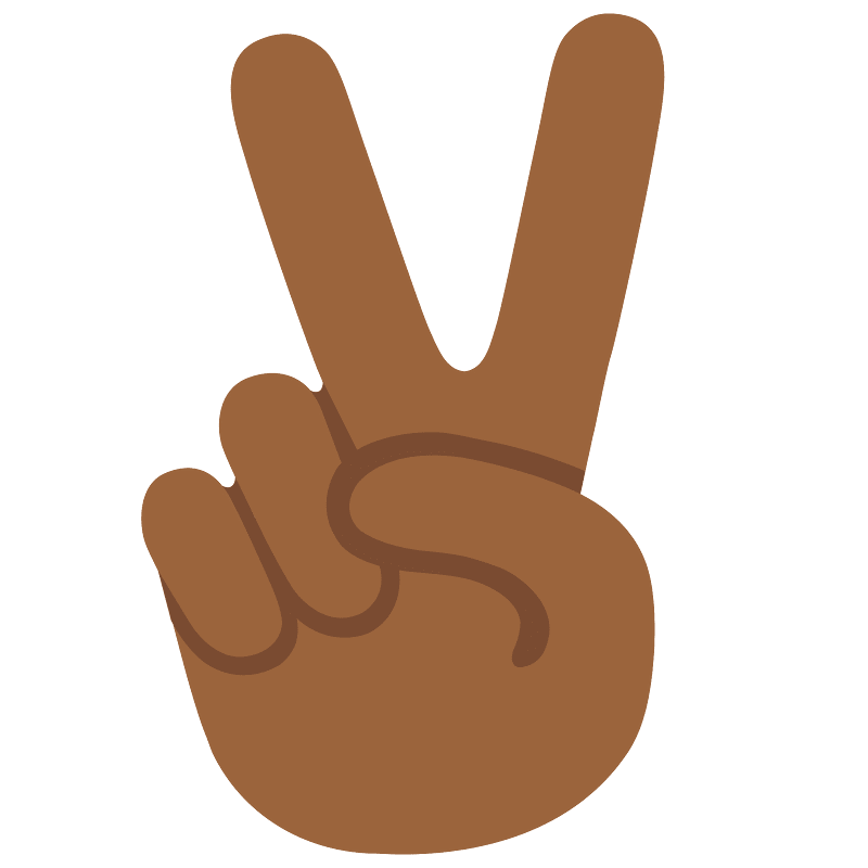Emoji U270c 1F3fe