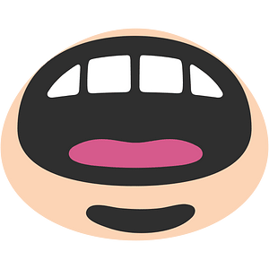 Noto Emoji Kitkat 1F444