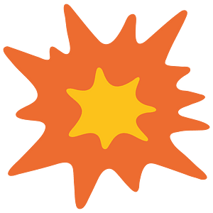 Noto Emoji Kitkat 1F4a5