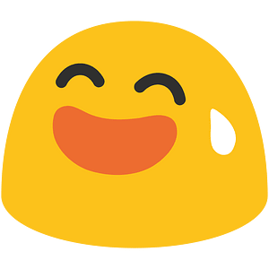 Noto Emoji Kitkat 1F605
